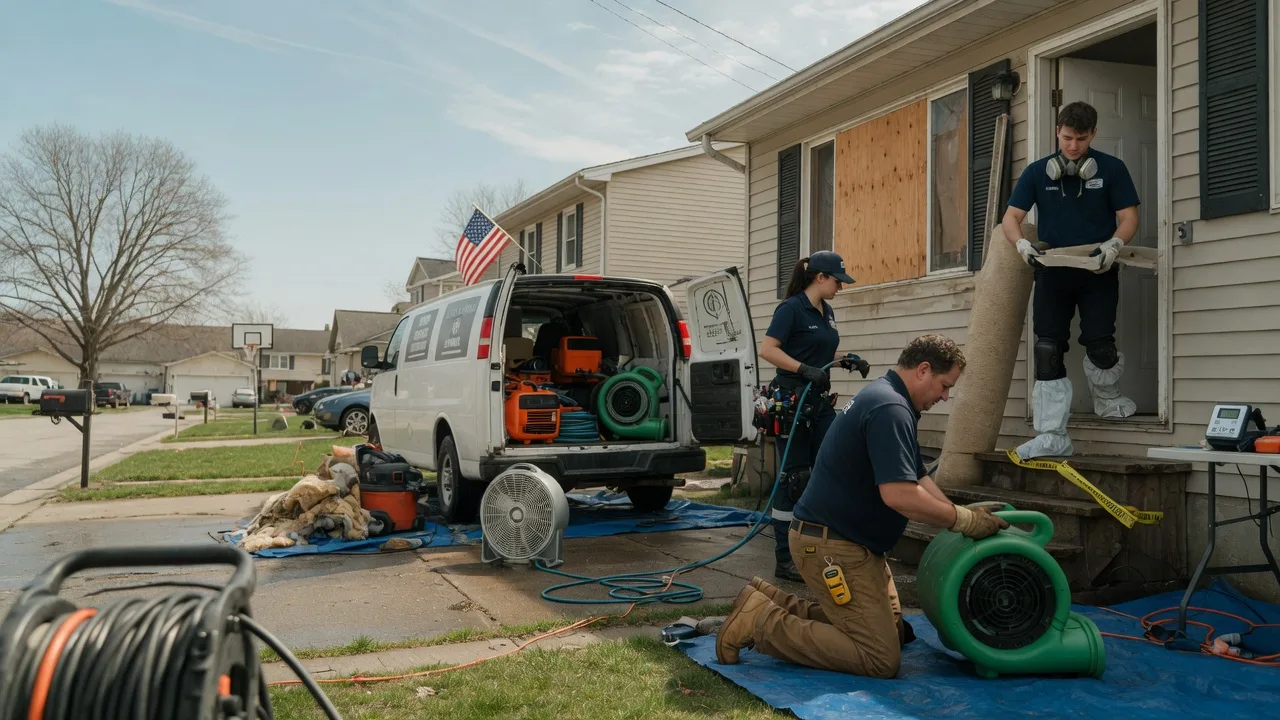 Water Damage Restoration in Knoxville, IL near me